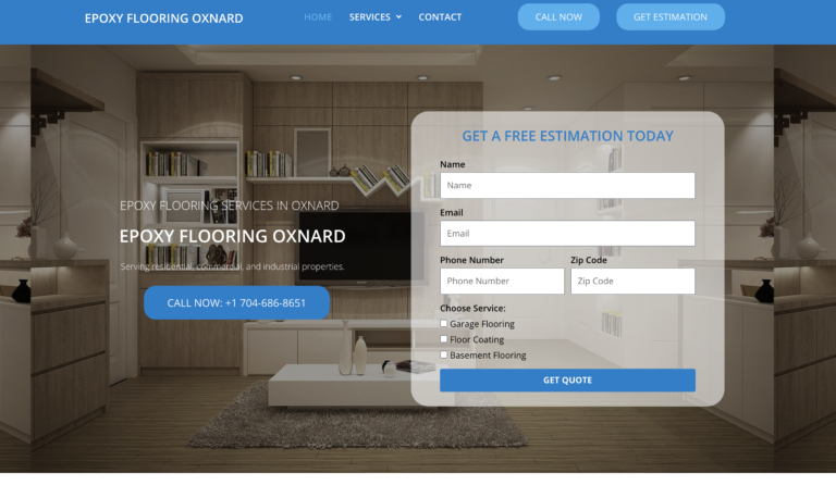 specialist epoxy flooring web development